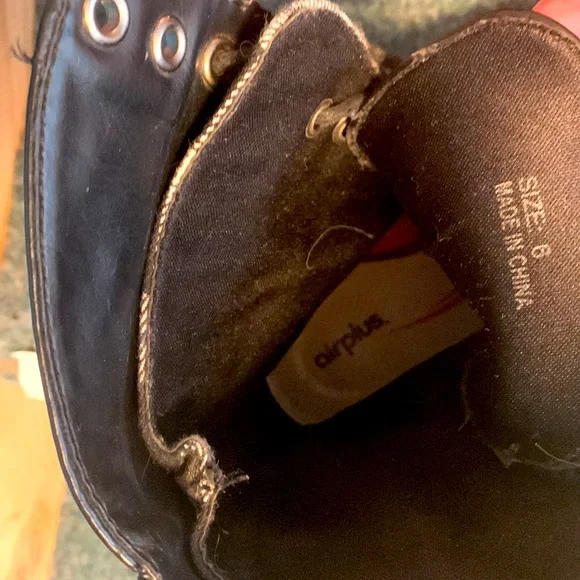 COPY - Wet Seal sz 6 cute black lace up boots y2k - Picture 4 of 4